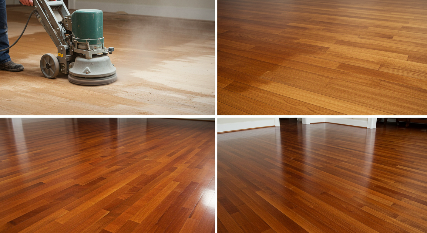 Full Sanding & Refinishing Hardwood Floors